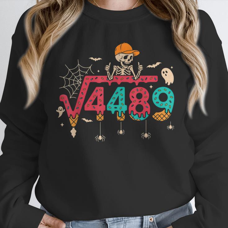 HUGvyn Square Root 4489 Math Teacher 67 Meme Halloween Unisex Sweatshirt, novelty gifts, funny gifts