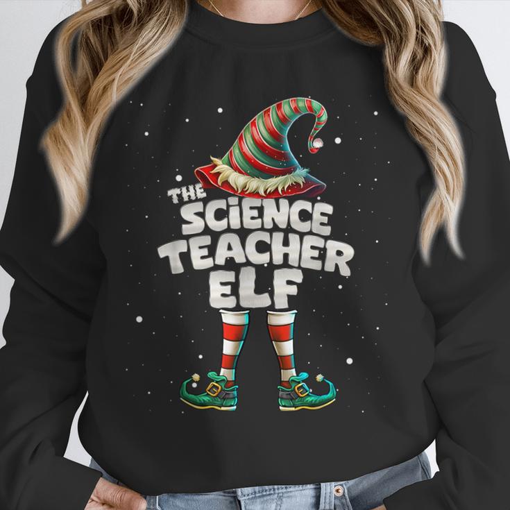 I'm The Science Teacher Elf Family Matching Group Christmas Unisex Sweatshirt, novelty gifts, funny gifts