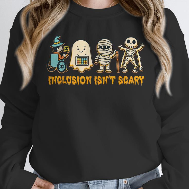 Inclusion Isn't Scary Halloween Sped Teacher Women Men Unisex Sweatshirt, novelty gifts, funny gifts Inclusion Isn't Scary Halloween Sped Teacher Women Men Unisex Sweatshirt, novelty gifts, funny gifts