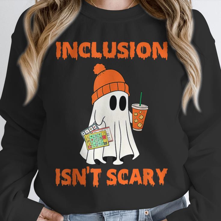 Inclusion Isn't Scary Shirt Halloween SLP Sped Teacher Unisex Sweatshirt, novelty gifts, funny gifts