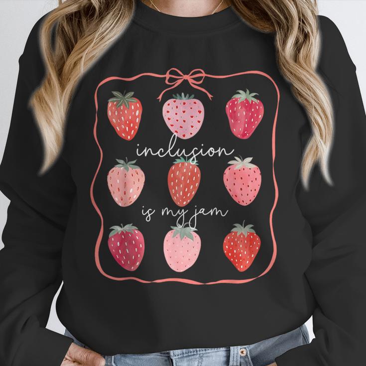 Inclusion Is My Jam Special Education Teacher Autism SPED Unisex Sweatshirt, novelty gifts, funny gifts Inclusion Is My Jam Special Education Teacher Autism SPED Unisex Sweatshirt, novelty gifts, funny gifts