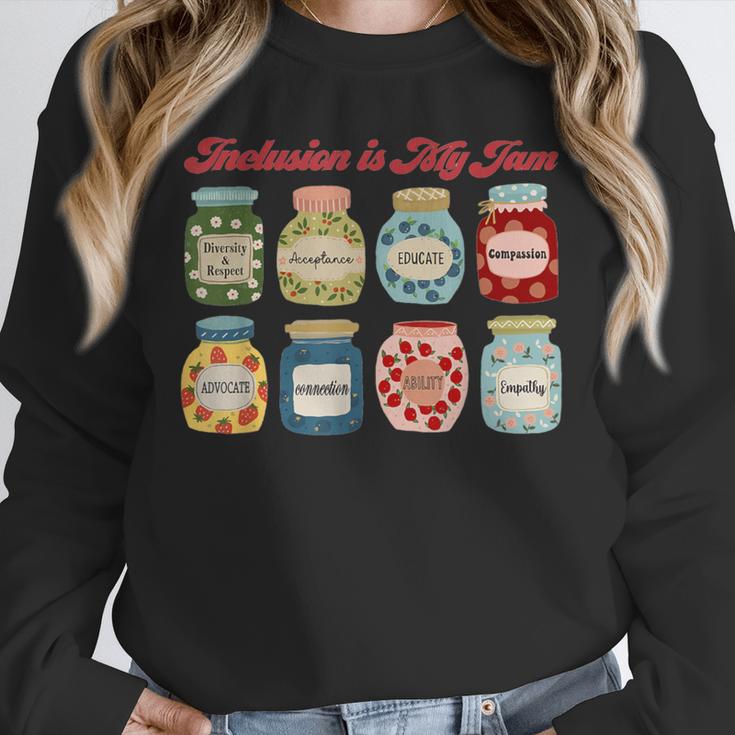 Inclusion Is My Jam Special Education Teacher Autism Unisex Sweatshirt, novelty gifts, funny gifts Inclusion Is My Jam Special Education Teacher Autism Unisex Sweatshirt, novelty gifts, funny gifts