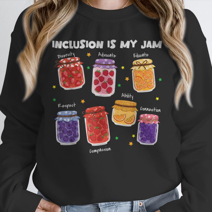 Inclusion Is My Jam Special Education Teacher Para Autism Unisex Sweatshirt, novelty gifts, funny gifts Inclusion Is My Jam Special Education Teacher Para Autism Unisex Sweatshirt, novelty gifts, funny gifts