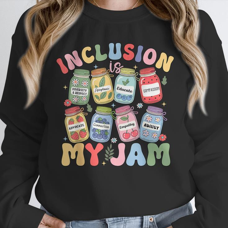 Inclusion Is My Jam SPED Teacher Special Education Life Unisex Sweatshirt, novelty gifts, funny gifts Inclusion Is My Jam SPED Teacher Special Education Life Unisex Sweatshirt, novelty gifts, funny gifts