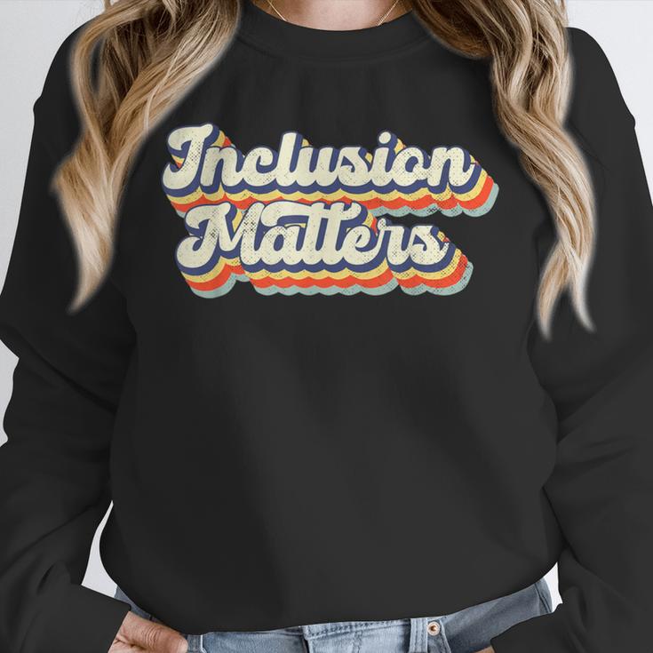 Inclusion Matters Special Education Sped Teacher Vintage Unisex Sweatshirt, novelty gifts, funny gifts Inclusion Matters Special Education Sped Teacher Vintage Unisex Sweatshirt, novelty gifts, funny gifts