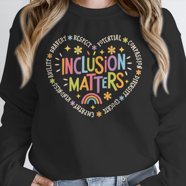 Inclusion Matters Special Education Teacher Autism Awareness Unisex Sweatshirt, novelty gifts, funny gifts Inclusion Matters Special Education Teacher Autism Awareness Unisex Sweatshirt, novelty gifts, funny gifts
