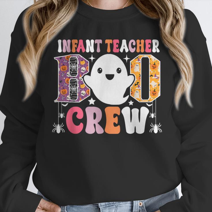 Infant Teacher Boo Crew Halloween Costume Unisex Sweatshirt, novelty gifts, funny gifts