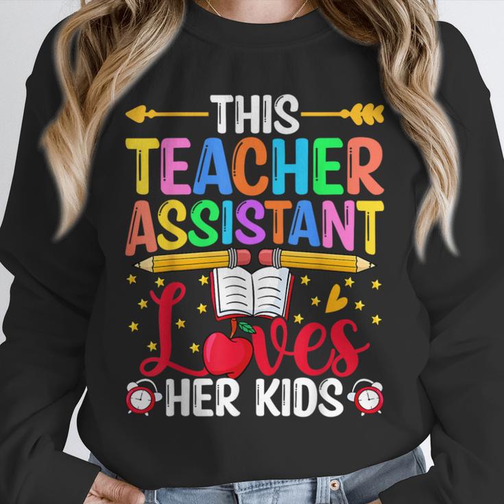 Instructional Assistant Loves Her Kids Teacher Assistant Unisex Sweatshirt, novelty gifts, funny gifts Instructional Assistant Loves Her Kids Teacher Assistant Unisex Sweatshirt, novelty gifts, funny gifts