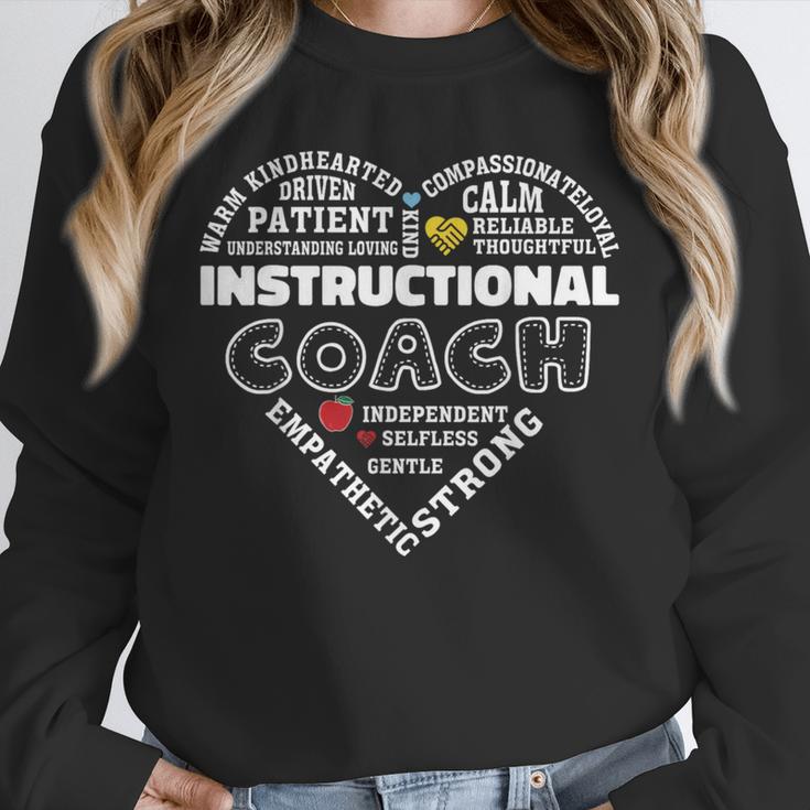Instructional Coach Heart Teachers Appreciation Unisex Sweatshirt, novelty gifts, funny gifts Instructional Coach Heart Teachers Appreciation Unisex Sweatshirt, novelty gifts, funny gifts
