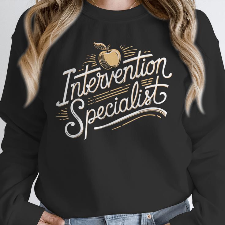 Intervention Teacher Intervention Specialist Unisex Sweatshirt, novelty gifts, funny gifts Intervention Teacher Intervention Specialist Unisex Sweatshirt, novelty gifts, funny gifts