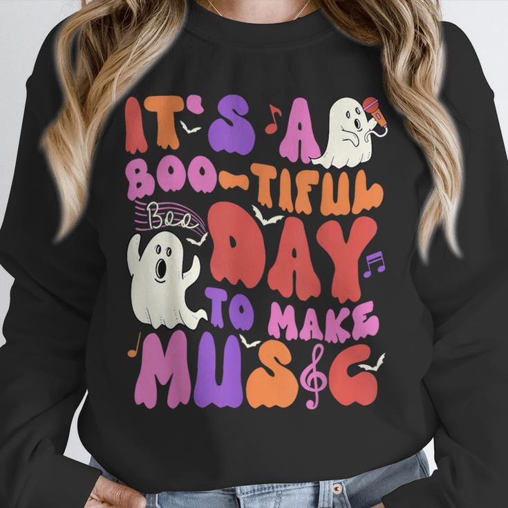 It's a Bootiful Day To Make Music Halloween Music Teacher Unisex Sweatshirt, novelty gifts, funny gifts It's a Bootiful Day To Make Music Halloween Music Teacher Unisex Sweatshirt, novelty gifts, funny gifts