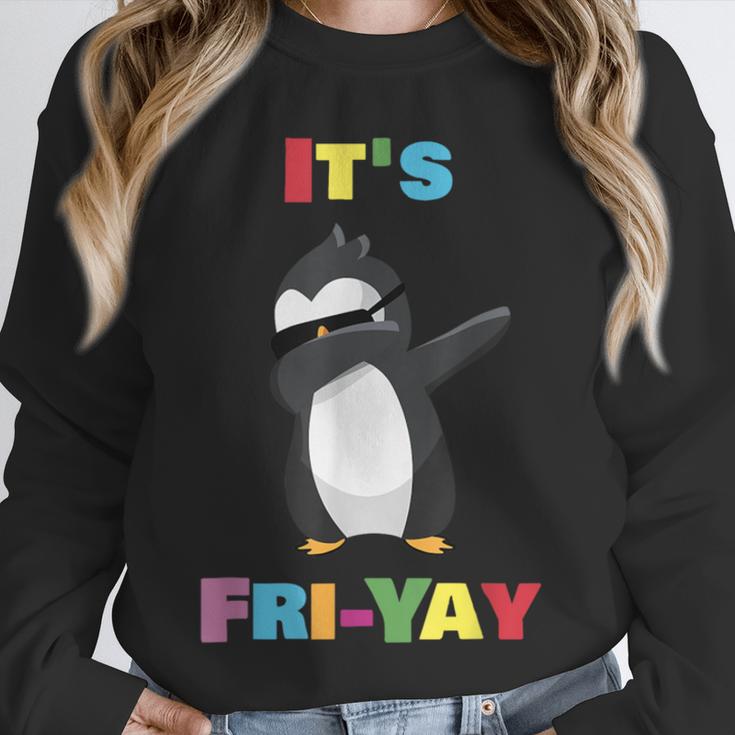 It's Fri-Yay Dabbing Penguin Friday Weekend Teacher Student Unisex Sweatshirt, novelty gifts, funny gifts It's Fri-Yay Dabbing Penguin Friday Weekend Teacher Student Unisex Sweatshirt, novelty gifts, funny gifts