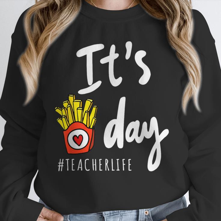 It's Fry Day Teacher Life Unisex Sweatshirt, novelty gifts, funny gifts It's Fry Day Teacher Life Unisex Sweatshirt, novelty gifts, funny gifts