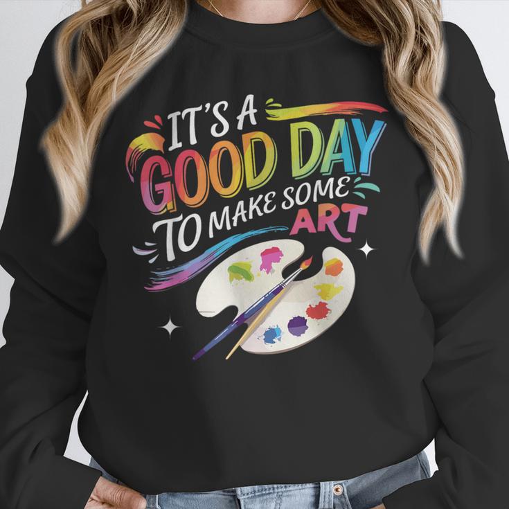 It's A Good Day To Make Some Art Artist Drawing Teacher Unisex Sweatshirt, novelty gifts, funny gifts It's A Good Day To Make Some Art Artist Drawing Teacher Unisex Sweatshirt, novelty gifts, funny gifts