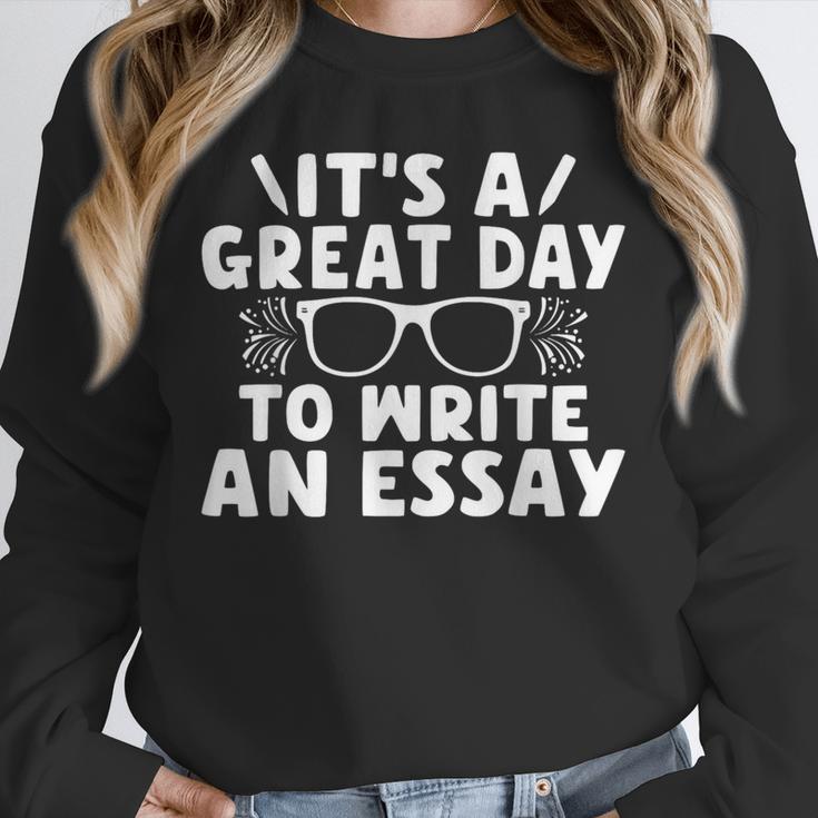 Its a Good Day To Write An Essay English Teacher Unisex Sweatshirt, novelty gifts, funny gifts Its a Good Day To Write An Essay English Teacher Unisex Sweatshirt, novelty gifts, funny gifts