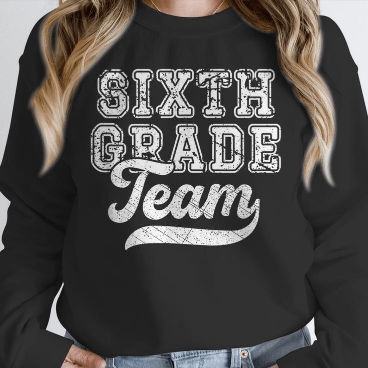Kids Teacher Sixth Grade Retro Back To School Team 6th Grade Unisex Sweatshirt, novelty gifts, funny gifts Kids Teacher Sixth Grade Retro Back To School Team 6th Grade Unisex Sweatshirt, novelty gifts, funny gifts