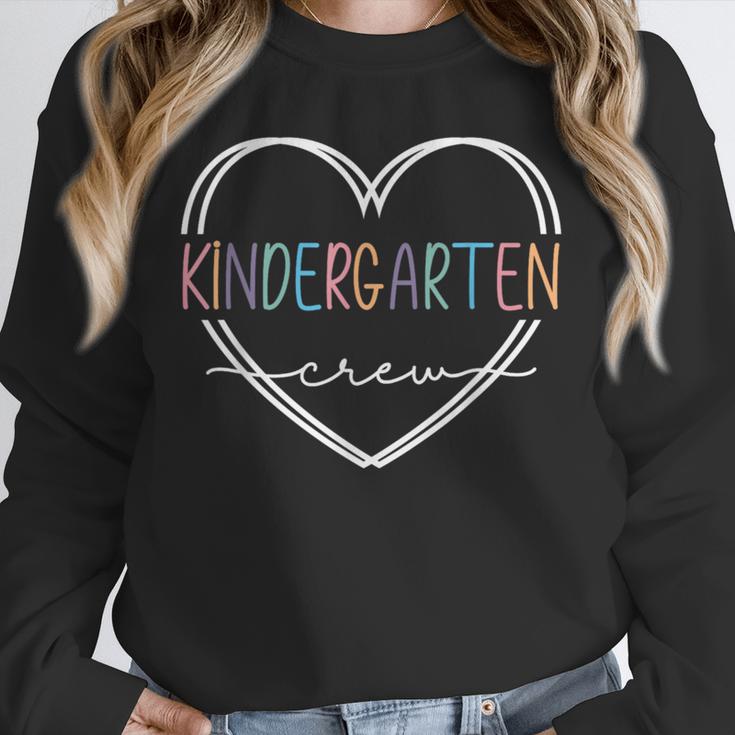 Kindergarten Crew Kinder Crew Teacher Squad Team Preschool Unisex Sweatshirt, novelty gifts, funny gifts
