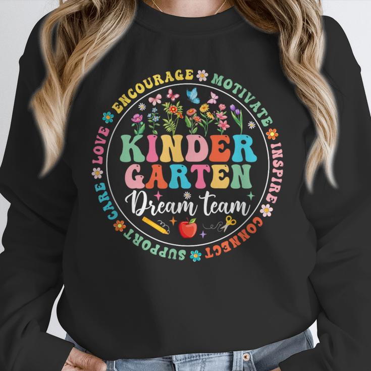 Kindergarten Dream Team Back To School Teacher Flower For Men Women Girls Kids Unisex Sweatshirt, novelty gifts, funny gifts