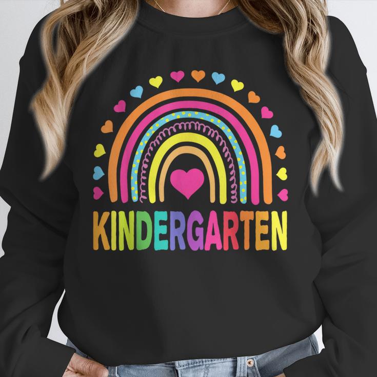 Kindergarten Rainbow Girls Boys Teacher Team Kinder Squad Unisex Sweatshirt, novelty gifts, funny gifts