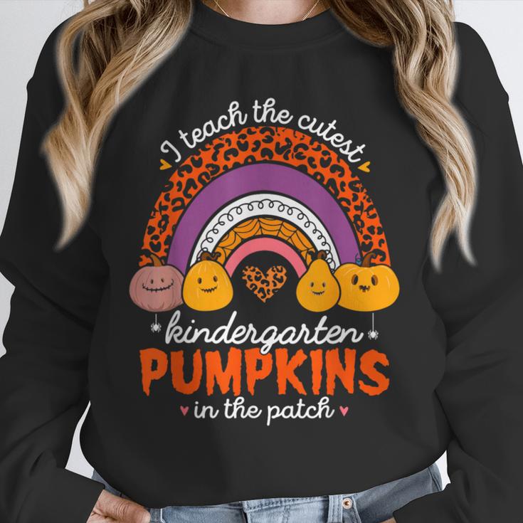 Kindergarten Teacher Pumpkin Patch Cute Unisex Sweatshirt, novelty gifts, funny gifts