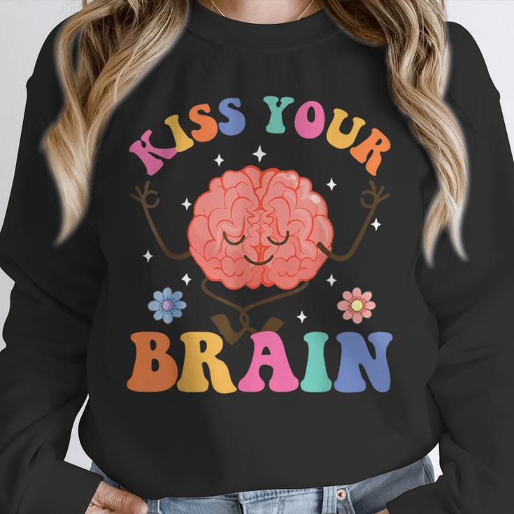 Kiss Your Brain Sped Teacher Appreciation Back To School Kid Unisex Sweatshirt, novelty gifts, funny gifts