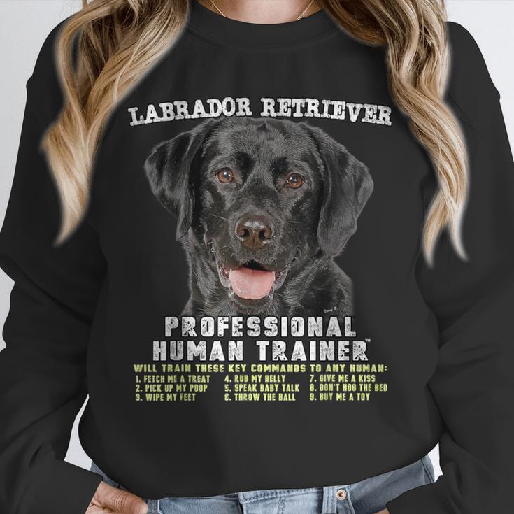 Labrador Retriever Lab Professional Human Trainer Unisex Sweatshirt, novelty gifts, funny gifts