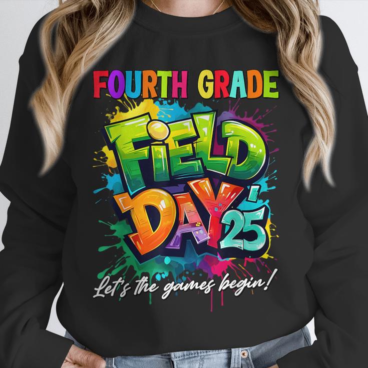 Let The Games Begin Fourth Grade Field Day 2025 Teacher Kid Unisex Sweatshirt, novelty gifts, funny gifts Let The Games Begin Fourth Grade Field Day 2025 Teacher Kid Unisex Sweatshirt, novelty gifts, funny gifts