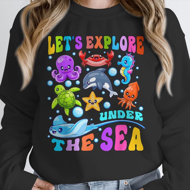 Let's Explore Under The Sea Back To School Student Teacher Unisex Sweatshirt, novelty gifts, funny gifts Let's Explore Under The Sea Back To School Student Teacher Unisex Sweatshirt, novelty gifts, funny gifts