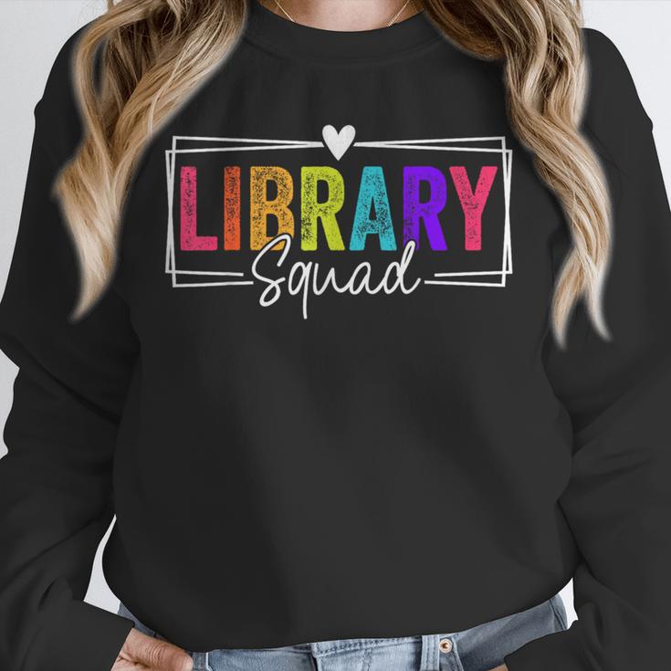 Library Squad Team Librarian Teacher Book Lover Unisex Sweatshirt, novelty gifts, funny gifts Library Squad Team Librarian Teacher Book Lover Unisex Sweatshirt, novelty gifts, funny gifts