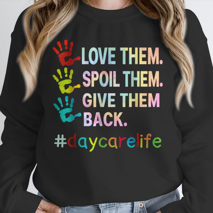 Love Daycare Provider Childcare Teacher Tie Dye Unisex Sweatshirt, novelty gifts, funny gifts Love Daycare Provider Childcare Teacher Tie Dye Unisex Sweatshirt, novelty gifts, funny gifts