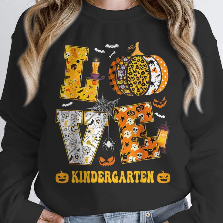 LOVE Kindergarten Pumpkin Teacher Student Halloween Costume Unisex Sweatshirt, novelty gifts, funny gifts LOVE Kindergarten Pumpkin Teacher Student Halloween Costume Unisex Sweatshirt, novelty gifts, funny gifts