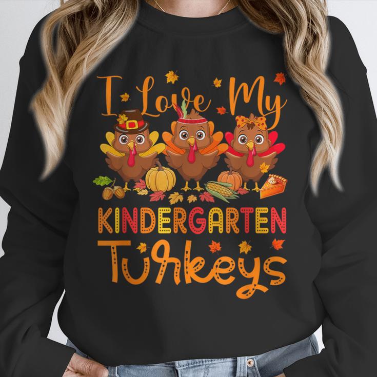 I Love My Kindergarten Turkeys Thanksgiving Teacher Students Unisex Sweatshirt, novelty gifts, funny gifts I Love My Kindergarten Turkeys Thanksgiving Teacher Students Unisex Sweatshirt, novelty gifts, funny gifts