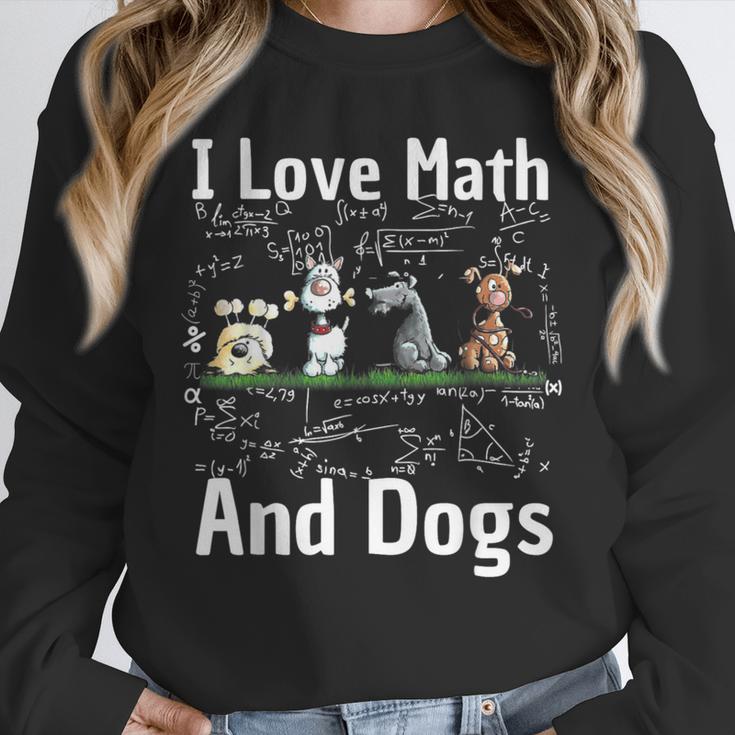 I Love Maths And Dogs Puppy Dog Lover Teacher Student Unisex Sweatshirt, novelty gifts, funny gifts I Love Maths And Dogs Puppy Dog Lover Teacher Student Unisex Sweatshirt, novelty gifts, funny gifts
