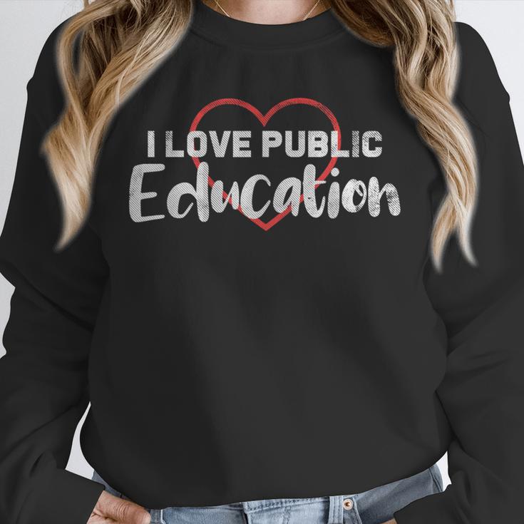 I Love Public Education School Student And Teacher Unisex Sweatshirt, novelty gifts, funny gifts I Love Public Education School Student And Teacher Unisex Sweatshirt, novelty gifts, funny gifts