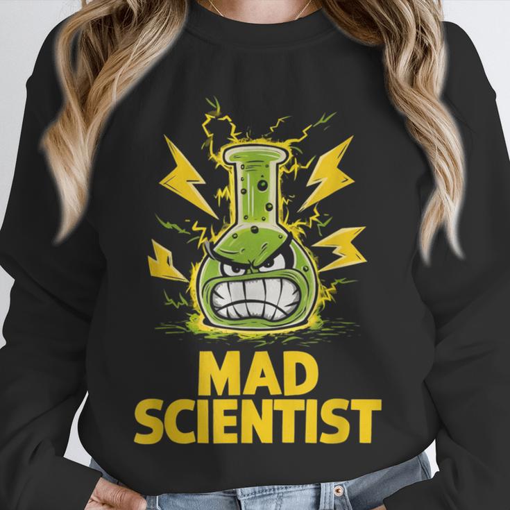 Mad Scientist Kids Youth Adult Science Teacher Chemistry Unisex Sweatshirt, novelty gifts, funny gifts