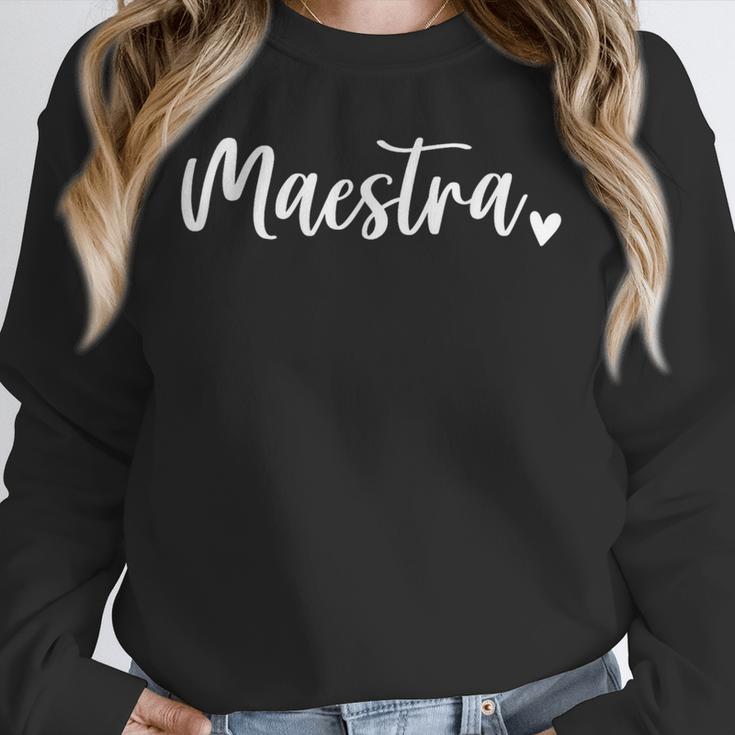 Maestra Cute Bilingual Spanish Teacher Unisex Sweatshirt, novelty gifts, funny gifts Maestra Cute Bilingual Spanish Teacher Unisex Sweatshirt, novelty gifts, funny gifts