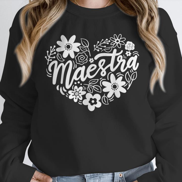 Maestra Spanish Teacher Unisex Sweatshirt, novelty gifts, funny gifts