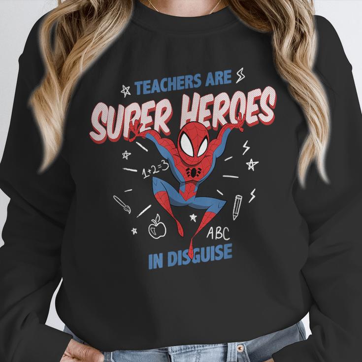 Marvel Spider-Man Teachers Are Super Heroes Unisex Sweatshirt, novelty gifts, funny gifts
