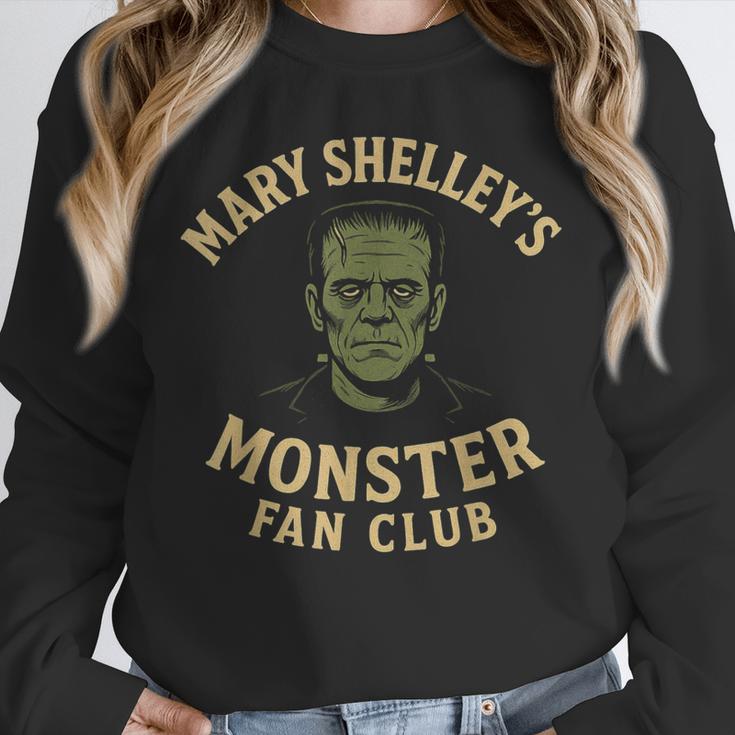 Mary Shelley's Monster Fan Club Gothic Horror Parody Unisex Sweatshirt, novelty gifts, funny gifts