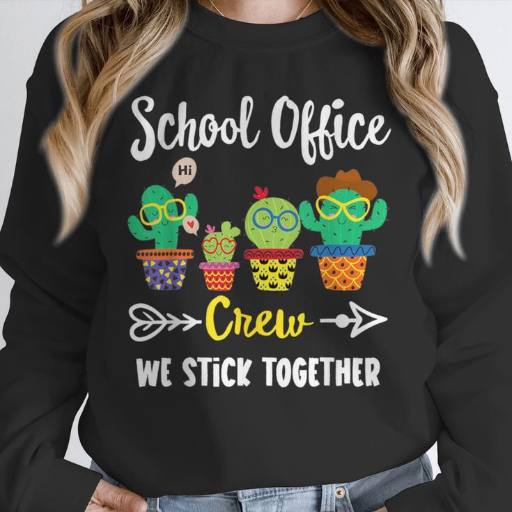 Matching Teacher Back To School School Office Crew Cactus Team School Office Squad Unisex Sweatshirt, novelty gifts, funny gifts Matching Teacher Back To School School Office Crew Cactus Team School Office Squad Unisex Sweatshirt, novelty gifts, funny gifts