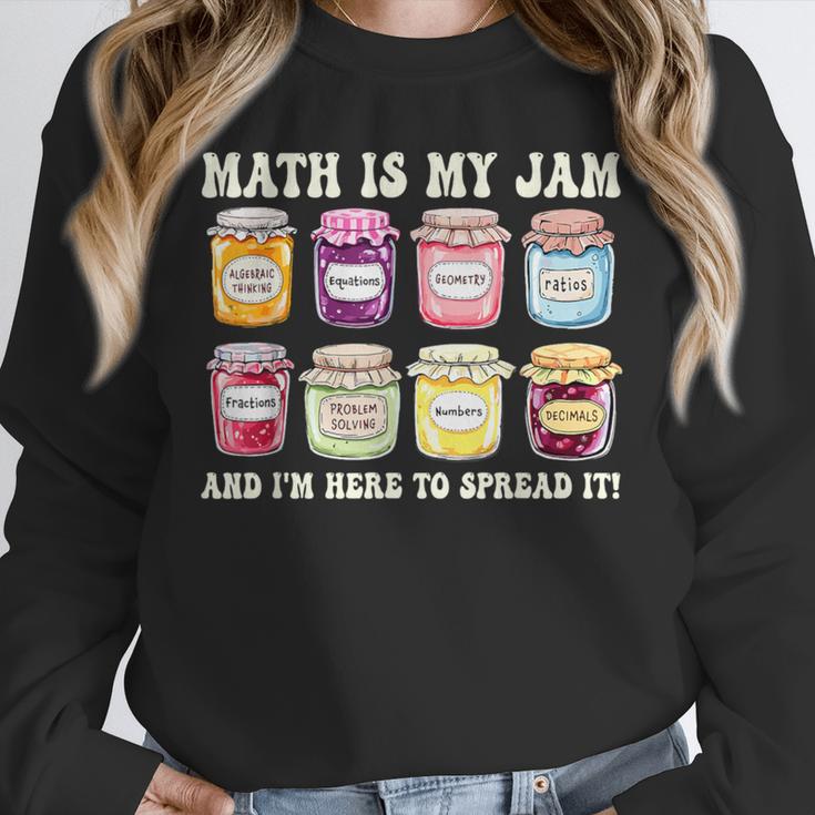 Math Is My Jam And Im Here To Spread It Math Teacher Unisex Sweatshirt, novelty gifts, funny gifts Math Is My Jam And Im Here To Spread It Math Teacher Unisex Sweatshirt, novelty gifts, funny gifts