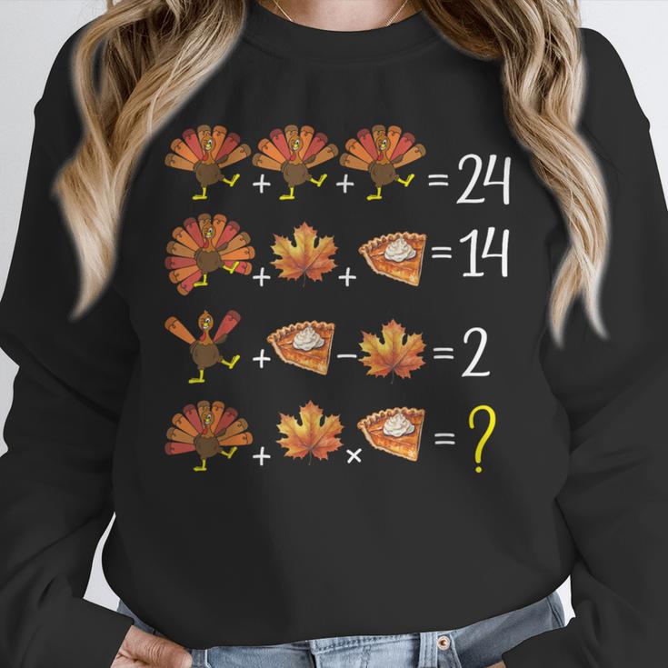 Math Number Thanksgiving Count Answer Pie Turkey Teacher Unisex Sweatshirt, novelty gifts, funny gifts Math Number Thanksgiving Count Answer Pie Turkey Teacher Unisex Sweatshirt, novelty gifts, funny gifts