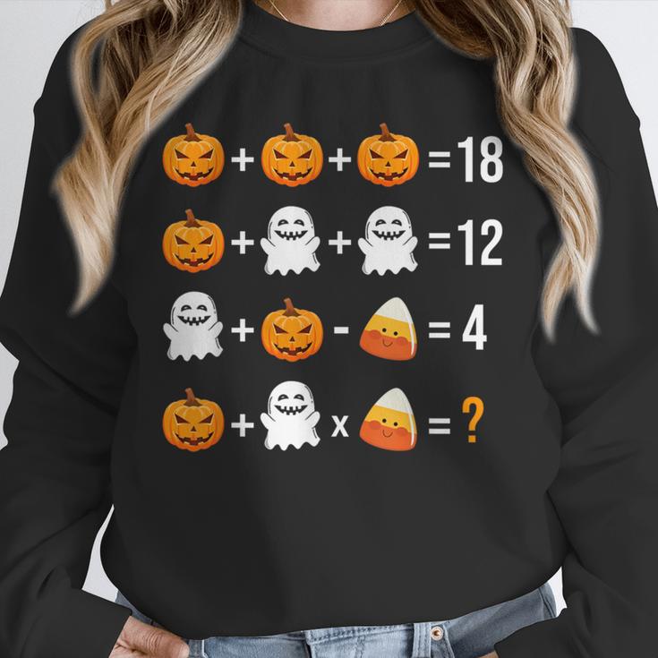 Math Teacher Halloween Equation Pumpkin Ghost Candy Corn Unisex Sweatshirt, novelty gifts, funny gifts Math Teacher Halloween Equation Pumpkin Ghost Candy Corn Unisex Sweatshirt, novelty gifts, funny gifts