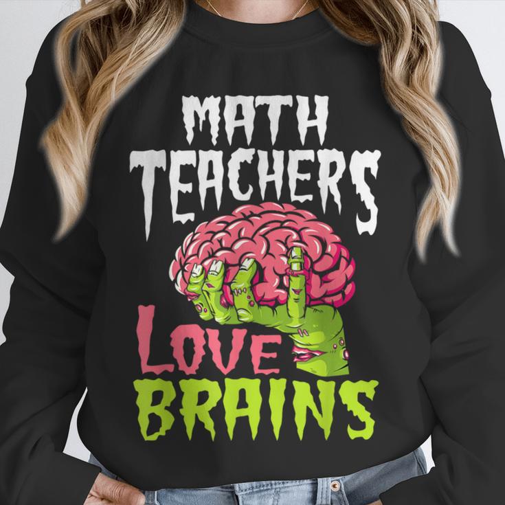 Math Teachers Love Brains Zombie Teacher School Halloween Unisex Sweatshirt, novelty gifts, funny gifts Math Teachers Love Brains Zombie Teacher School Halloween Unisex Sweatshirt, novelty gifts, funny gifts