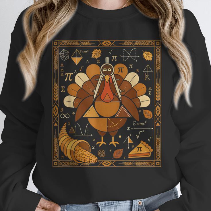 Math Turkey Teacher Thanksgiving Geometric Pi Equation Unisex Sweatshirt, novelty gifts, funny gifts
