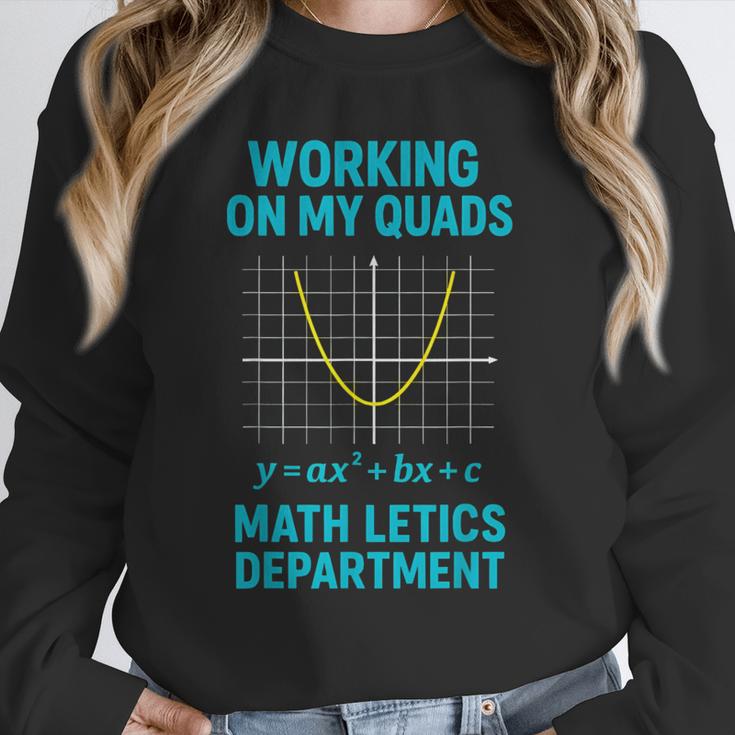 Mathletics Working On My Quads Algebra Math Teacher Unisex Sweatshirt, novelty gifts, funny gifts Mathletics Working On My Quads Algebra Math Teacher Unisex Sweatshirt, novelty gifts, funny gifts
