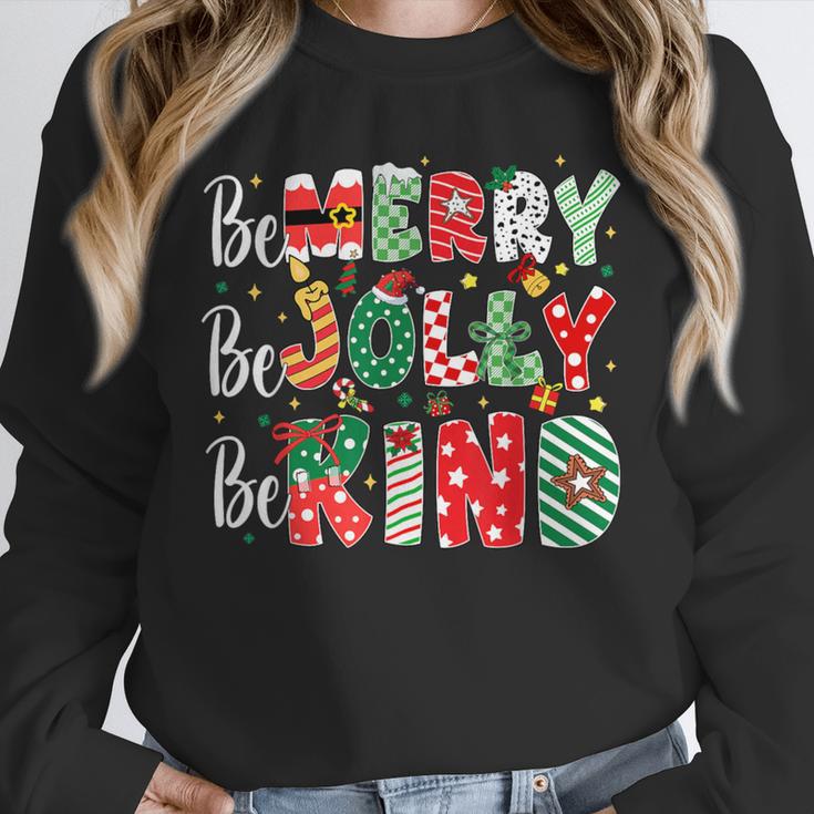 Be Merry Be Jolly Be Kind Merry Christmas Teacher Xmas PJs Unisex Sweatshirt, novelty gifts, funny gifts Be Merry Be Jolly Be Kind Merry Christmas Teacher Xmas PJs Unisex Sweatshirt, novelty gifts, funny gifts