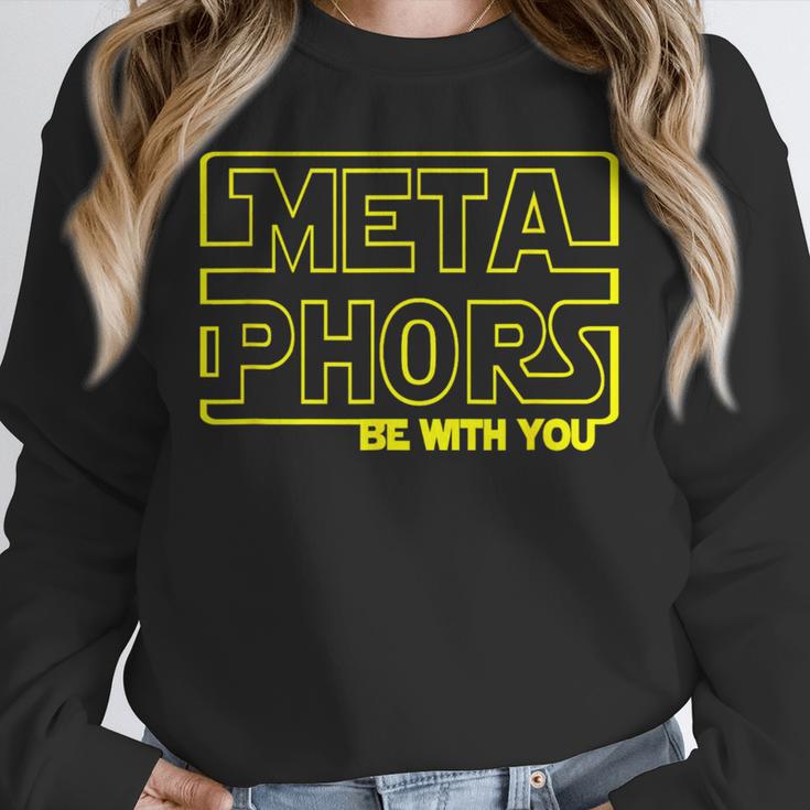 Metaphors Be With You English Teacher Shirts T-Shirt Unisex Sweatshirt, novelty gifts, funny gifts