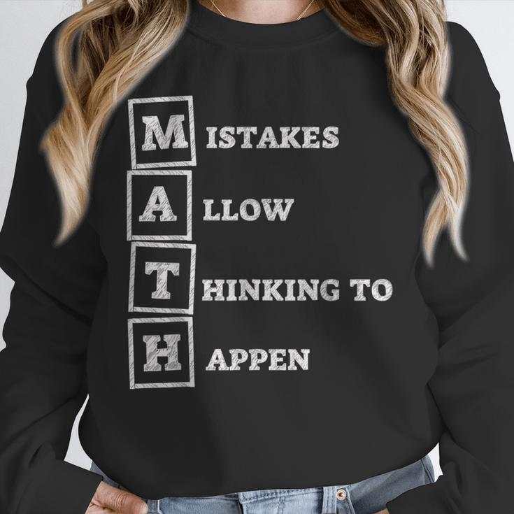 Mistakes Allow Thinking To Happen School Math Teacher Unisex Sweatshirt, novelty gifts, funny gifts Mistakes Allow Thinking To Happen School Math Teacher Unisex Sweatshirt, novelty gifts, funny gifts