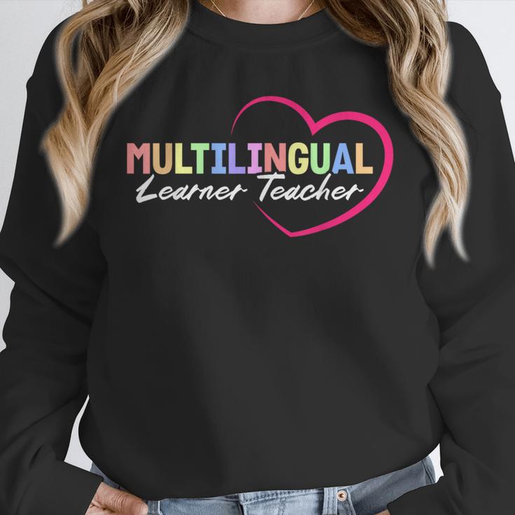 Multilingual Learner Teacher Heart Unisex Sweatshirt, novelty gifts, funny gifts Multilingual Learner Teacher Heart Unisex Sweatshirt, novelty gifts, funny gifts